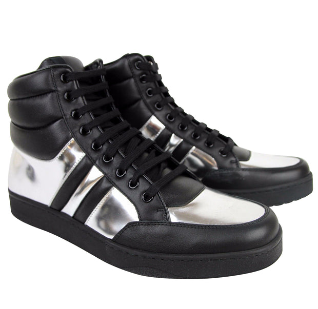 Gucci Men's High top Contrast Padded Leather Sneaker 368494