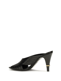 Versace Women Gianni Nappa Leather Mules