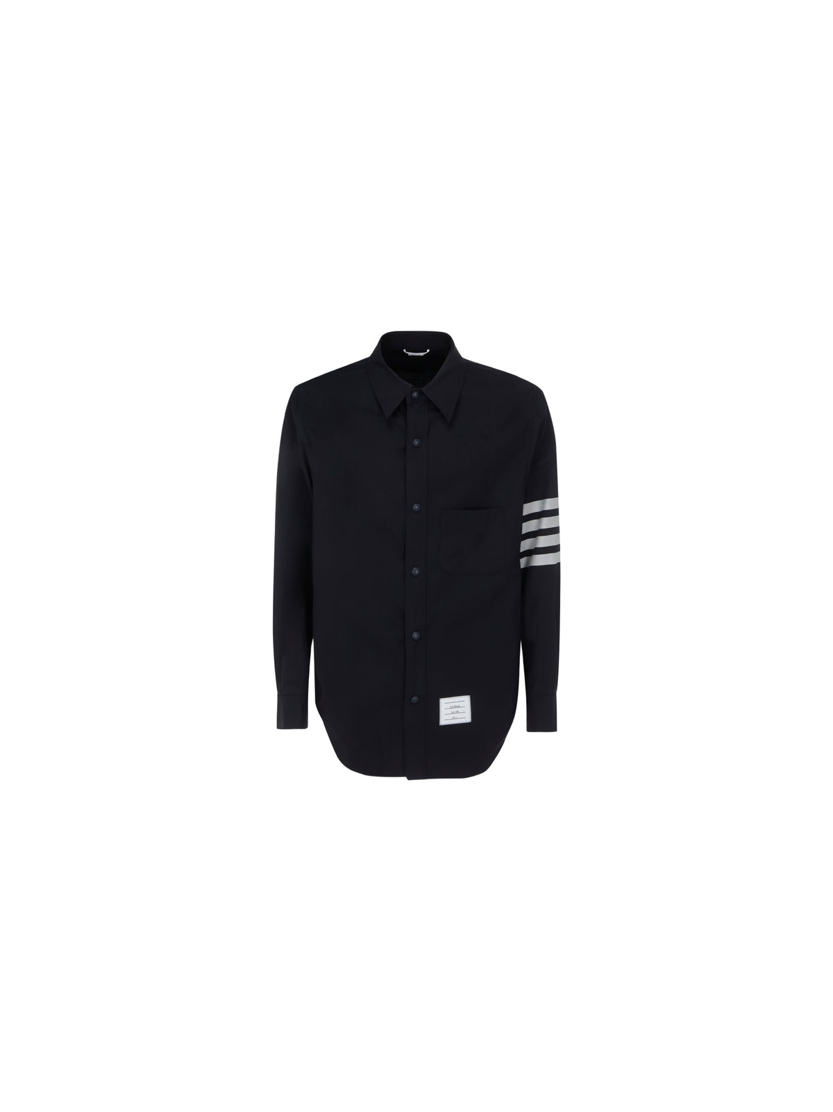 THOM BROWNE Thom Browne Men Wool And Cotton Blend Shirt