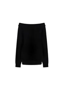 Valentino Garavani Valentino Solid-Color Ribbed Sweater Nero 2B3Kc43D7Qe_0No