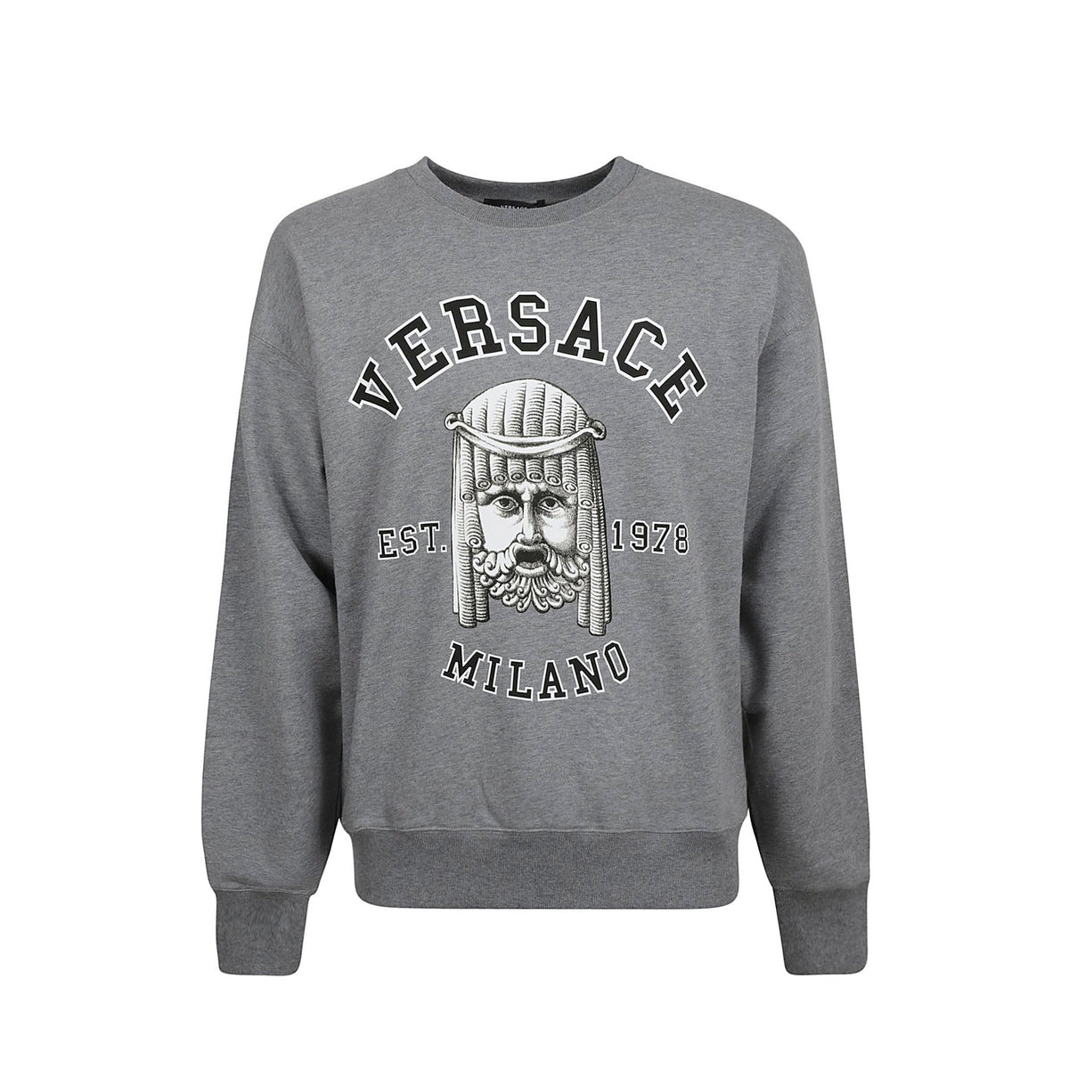 Versace Versace Cotton Crewneck Sweatshirt Men