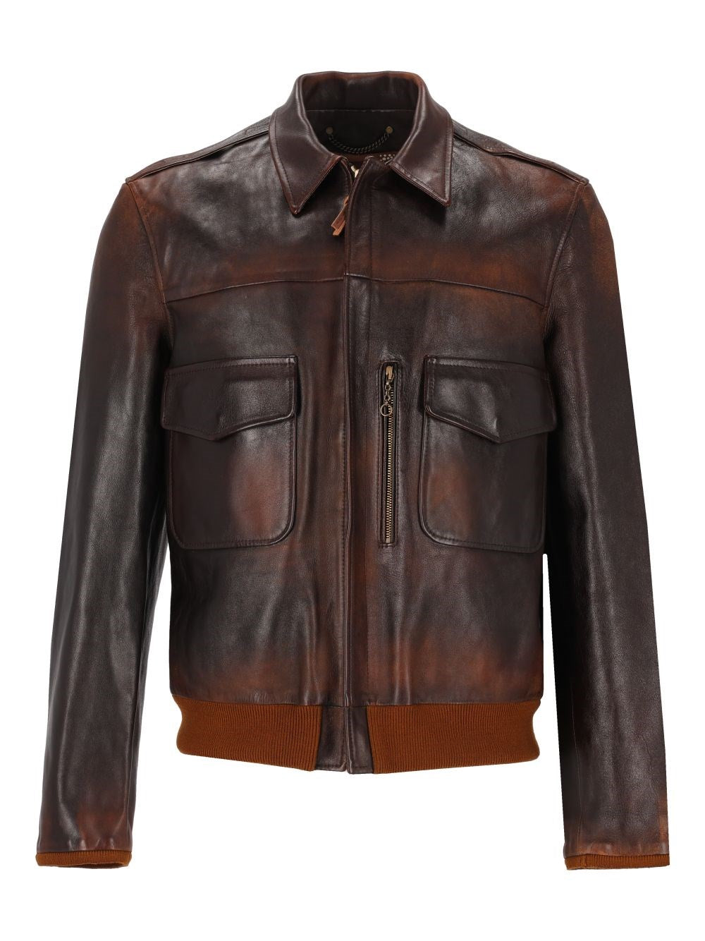 Golden Goose Golden Goose Men Distressed-Effect Bomber Jacket