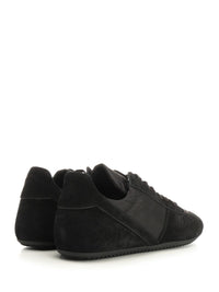 Rick Owens Men Minimal Sneakers With Suede