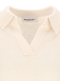 Marant Etoile Women "Nathalie-Gb" Blend Polo Sweater