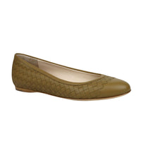 Bottega Veneta Women's Intrecciato Brown Leather Flat Slippers6