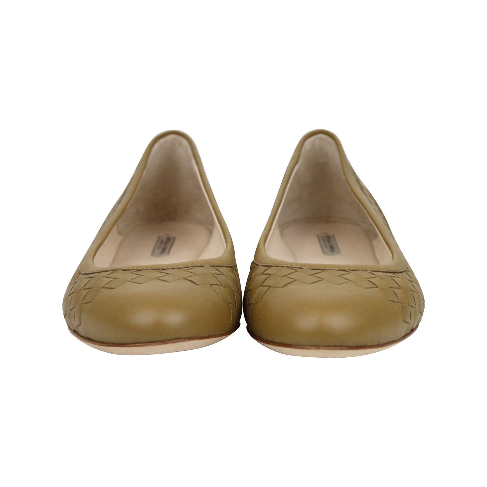 Bottega Veneta Women's Intrecciato Brown Leather Flat Slippers8