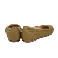 Bottega Veneta Women's Intrecciato Brown Leather Flat Slippers5