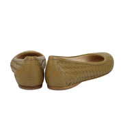 Bottega Veneta Women's Intrecciato Brown Leather Flat Slippers