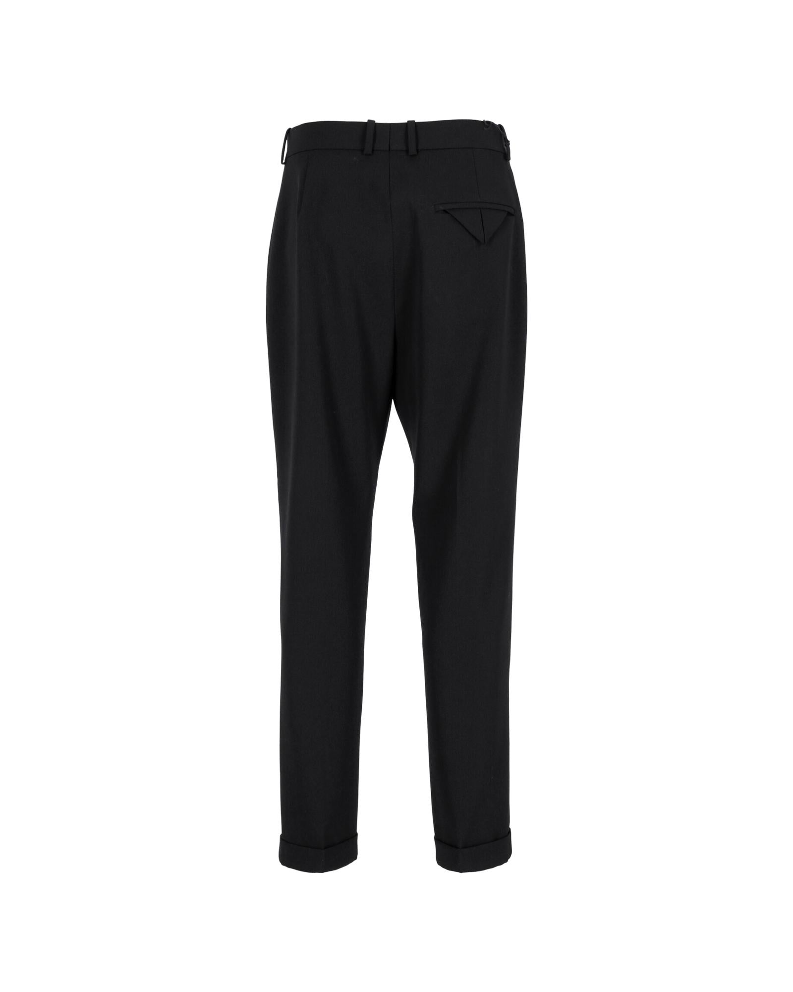 パンツ BOTTEGA VENETA BLACK pants Bottega Veneta Curved Wool Trousers | Saks Fifth Avenue