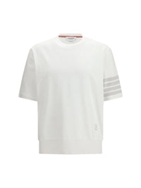 Thom Browne Men 4-Bar Cotton Jersey T-Shirt