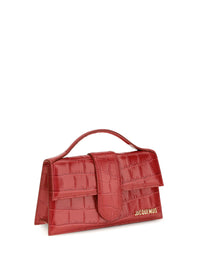 Jacquemus Women Le Grand Bambino Leather Top Handle Bag