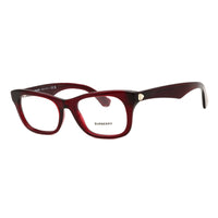 Burberry Eyeglasses Rectangle Full Rim, Black Frame and Clear Demo Lenses Lens BE24223001