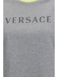 Versace Women Logo Cotton T-Shirt