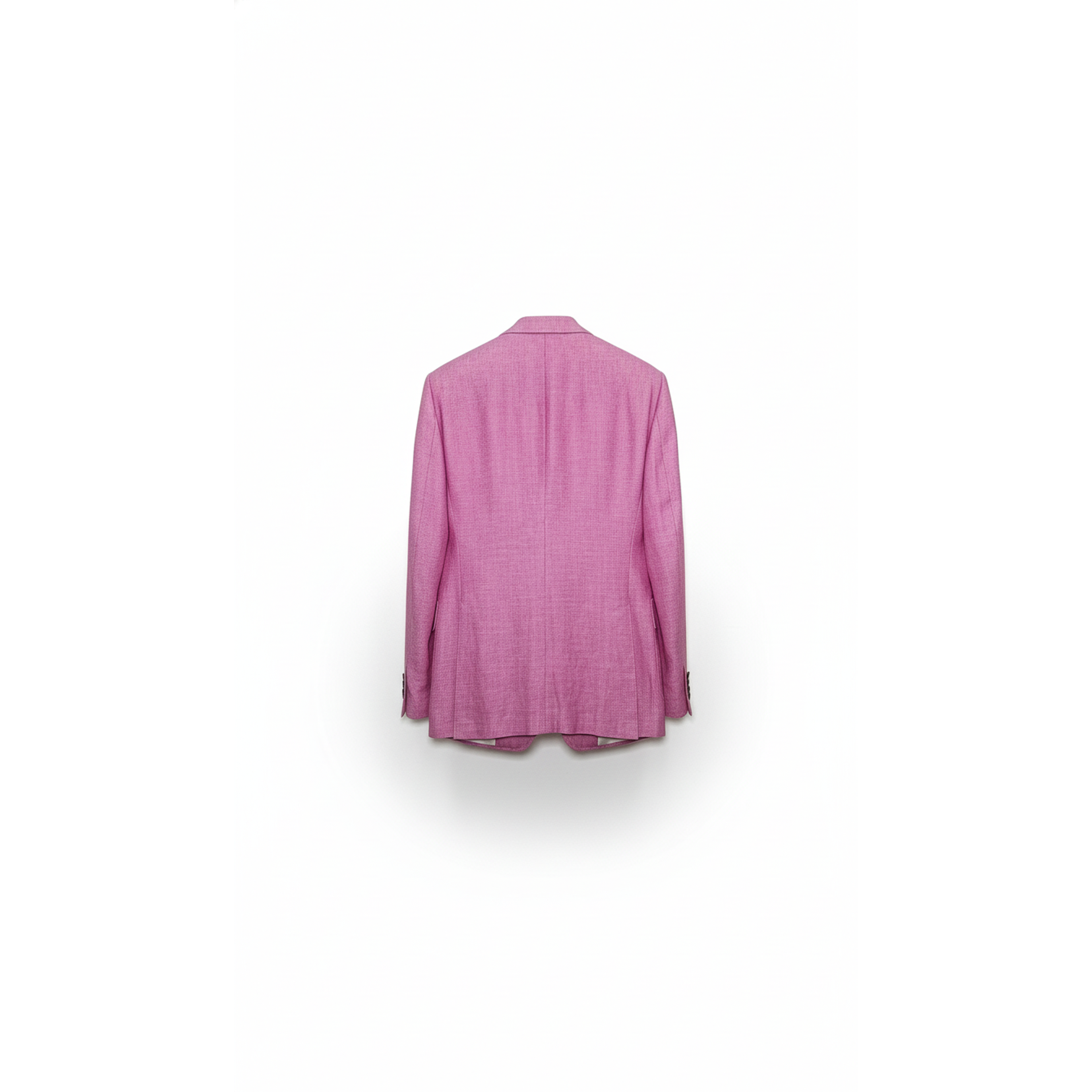 Tom Ford Tom Ford Textured Linen Silk Two-Button Blazer Pink