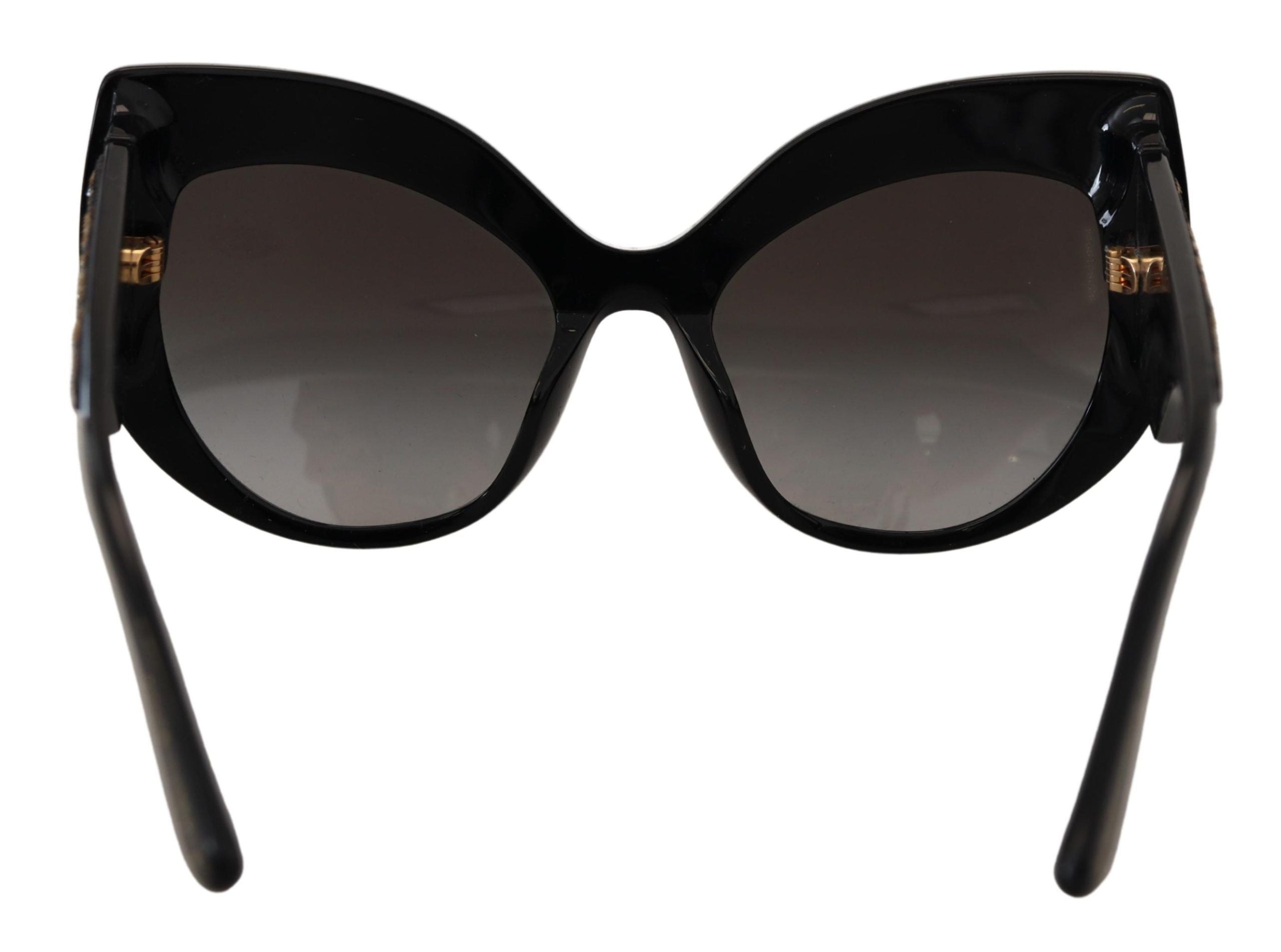 Dolce & Gabbana Dolce & Gabbana Black Gold Sequin Butterfly Polarized DG4326 Women's Sunglasses