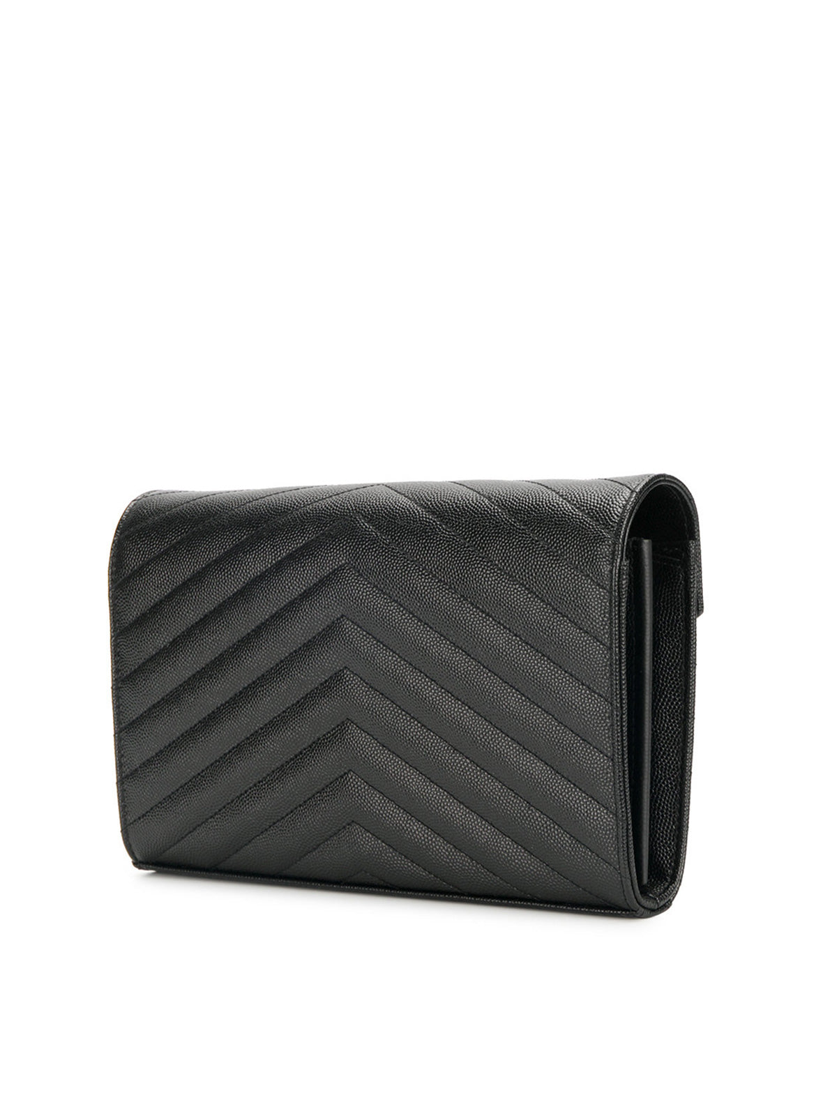 SAINT LAURENT Saint Laurent Women Classic Cassandre Chain Wallet In Grain De Poudre Leather