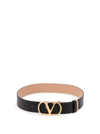 Valentino garavani Valentino Garavani Women Reversible Vlogo Signature Belt In Glossy Calfskin 40 Mm