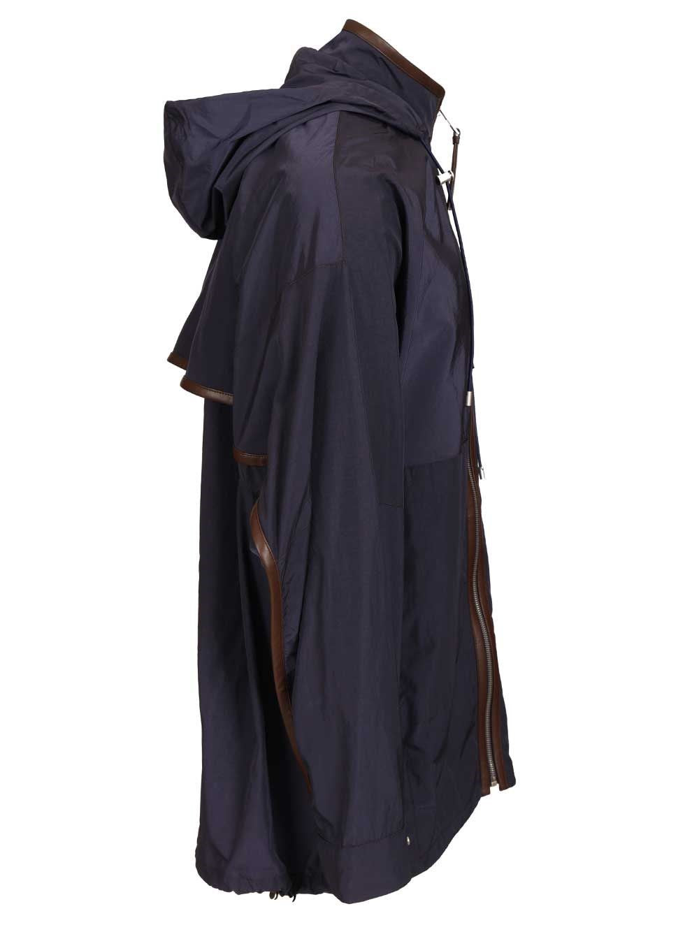 Loewe Paula's Ibiza Men Hooded Jacket In Technical Fabric