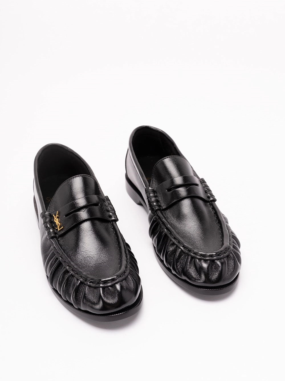 Saint Laurent Women Le Loafer Supple In Shiny Leather