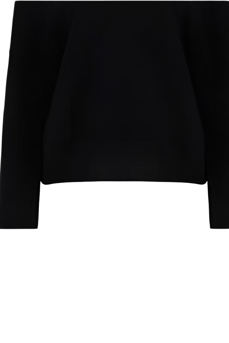 Valentino Garavani Valentino Solid-Color Ribbed Sweater Nero 2B3Kc43D7Qe_0No