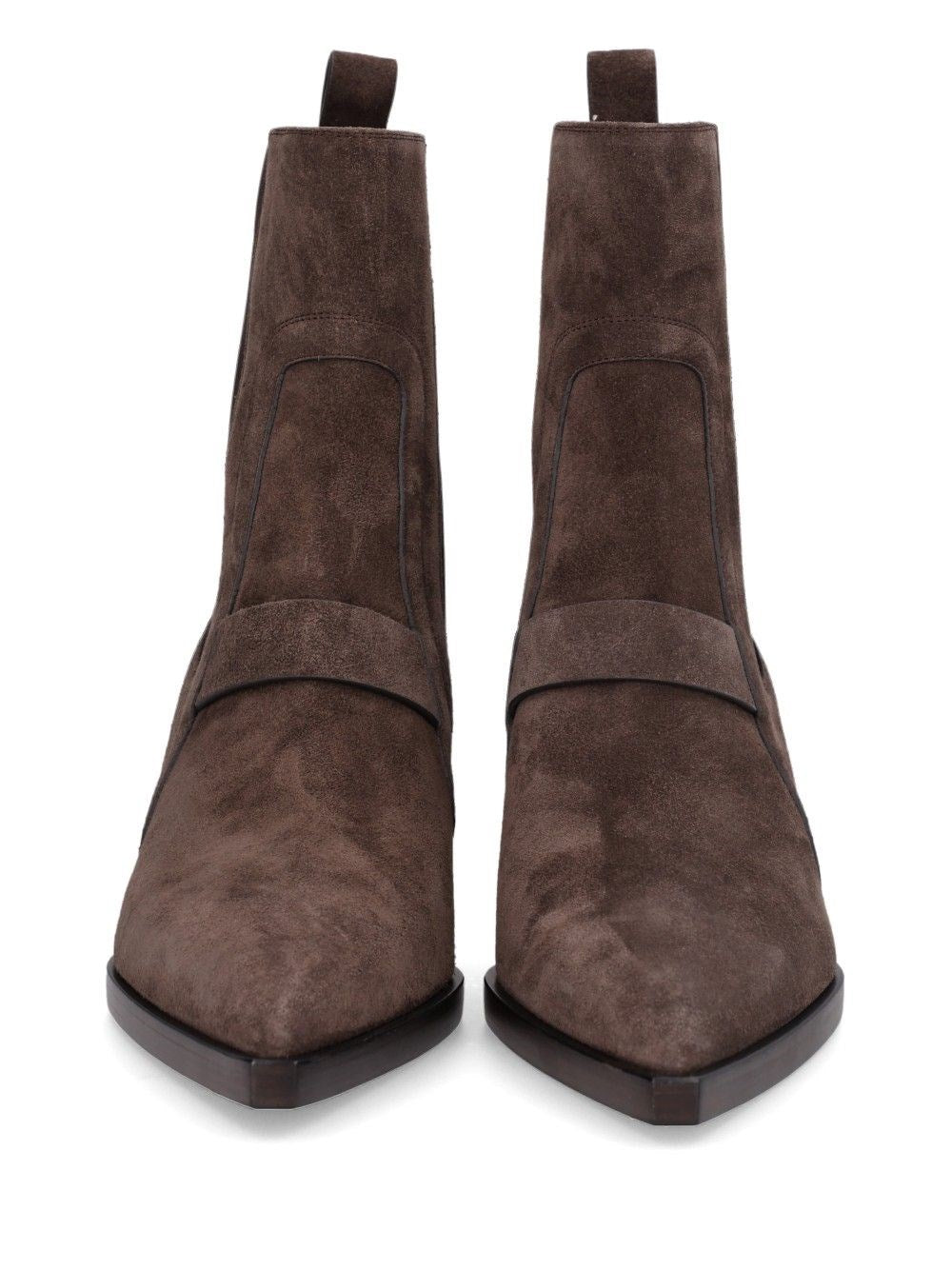 Rick Owens Men Sharp Wedge Ankle Boots