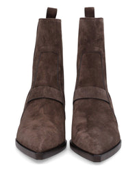 Rick Owens Men Sharp Wedge Ankle Boots