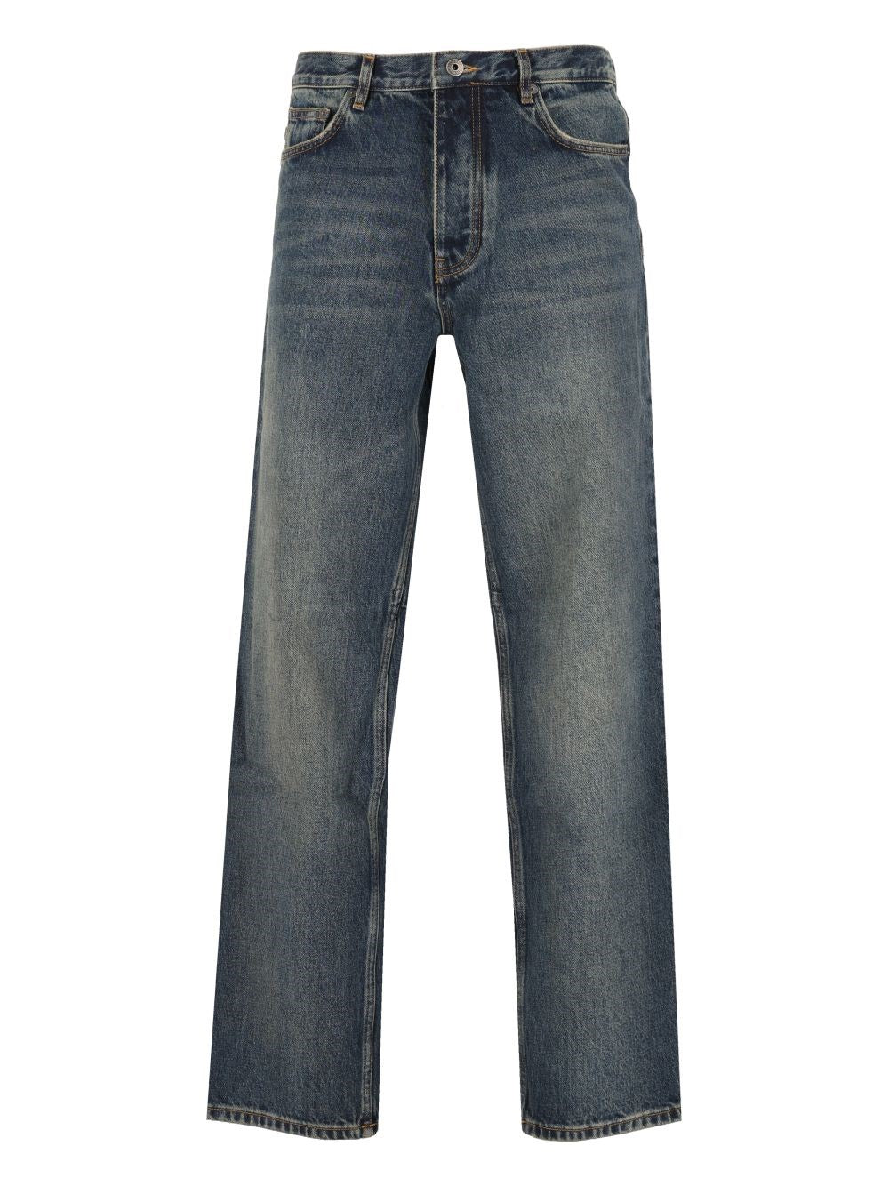 Off-White Men Half Arrow Slim-Fit Relaxed Jeans