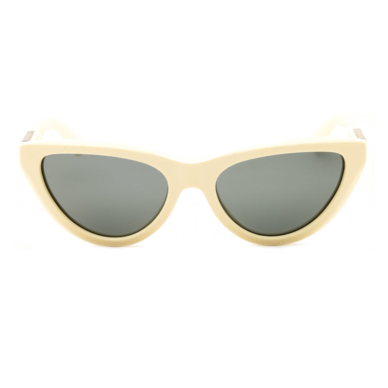 Burberry Sunglasses Cat Eye Full Rim, Yellow Frame and Grey Mirror Silver Lens BE4436U41456G