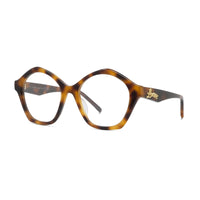 Loewe Loewe Eyeglasses Square Full Rim, Glossy Green Frame and Clear Demo Lenses Lens LW50053I052