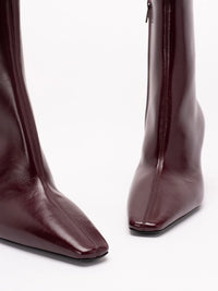Saint Laurent Women Jill Booties In Smooth Leather