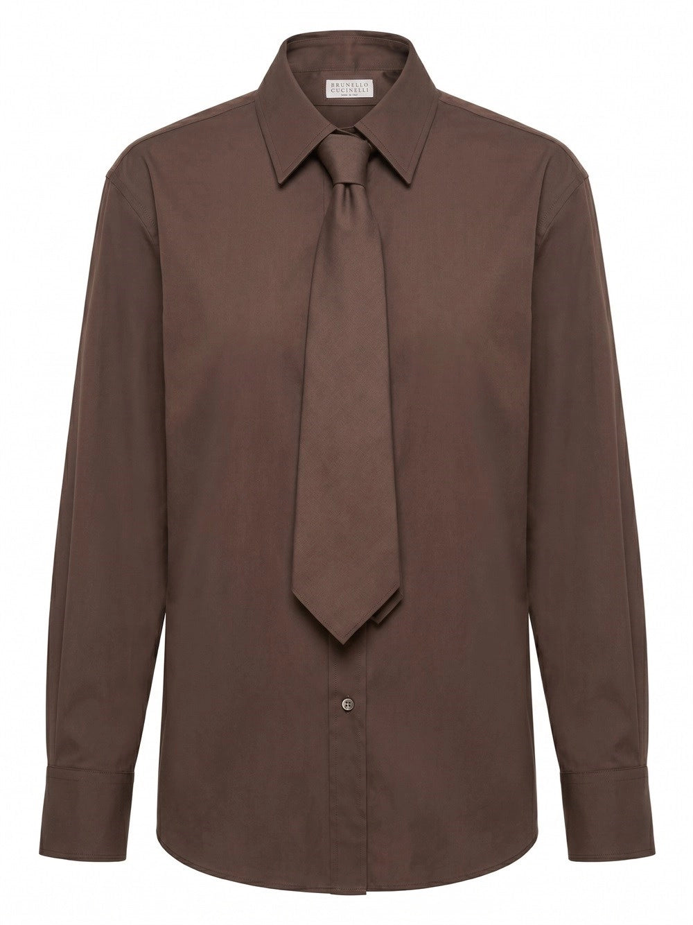 Brunello cucinelli Brunello Cucinelli Women Shirt With Tie And Monili