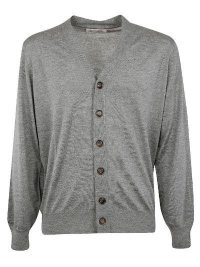 Brunello Cucinelli Brunello Cucinelli V-Neck Cashmere-Silk Cardigan