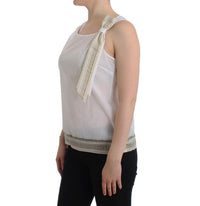 Ermanno Scervino White Top Blouse Tank Shirt Women's Sleeveless
