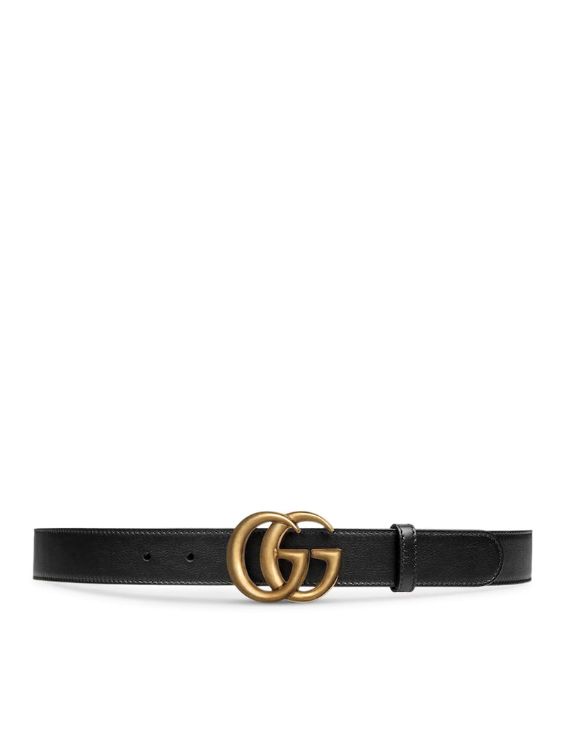 Gucci Gucci Men Gg Marmont Thin Belt