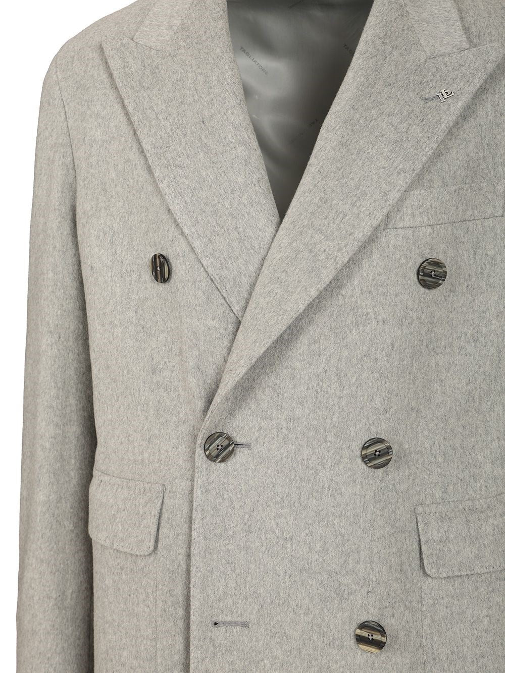 Tagliatore Men "London" Double-Breasted Coat