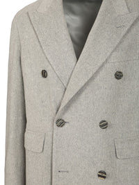 Tagliatore Men "London" Double-Breasted Coat