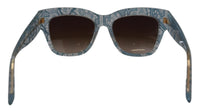 Dolce & Gabbana Dolce & Gabbana Blue Lace Acetate Crystal Butterfly DG4231 Women's Sunglasses