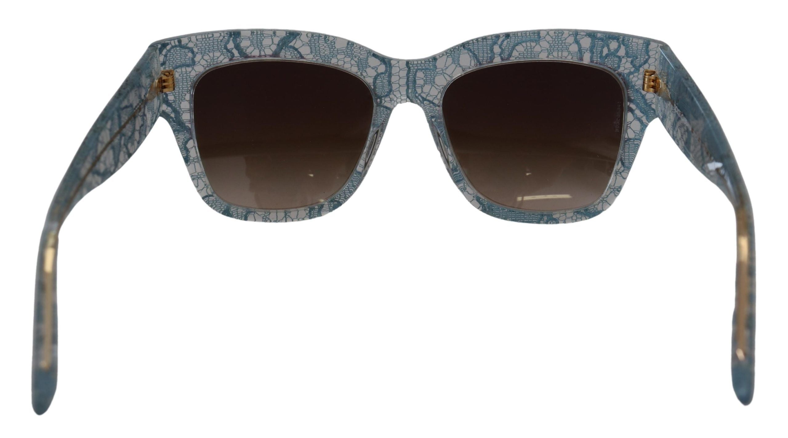 Dolce & Gabbana Dolce & Gabbana Blue Lace Acetate Crystal Butterfly DG4231 Women's Sunglasses