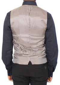 Dolce & Gabbana Beige Cotton Stretch Dress Vest Men's Blazer6