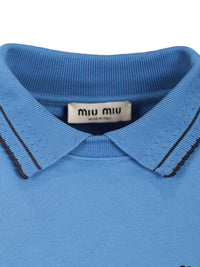 Miu Miu Miu Miu Women Sweatshirt With Embroidered Logo