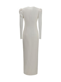 Alessandra Rich Women V-Neck Dress With Bow