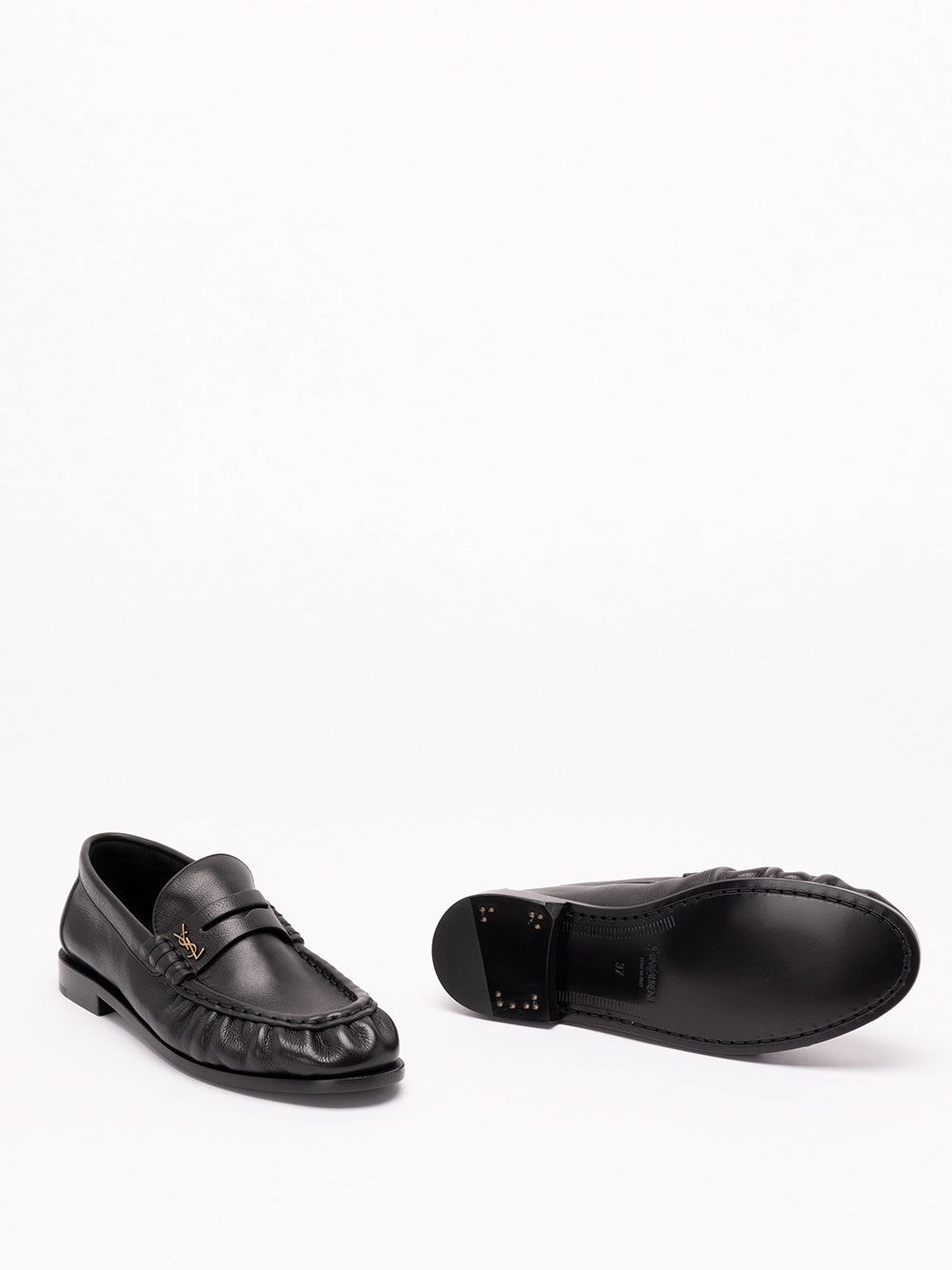 Saint Laurent Women Le Loafer Supple In Matte Leather