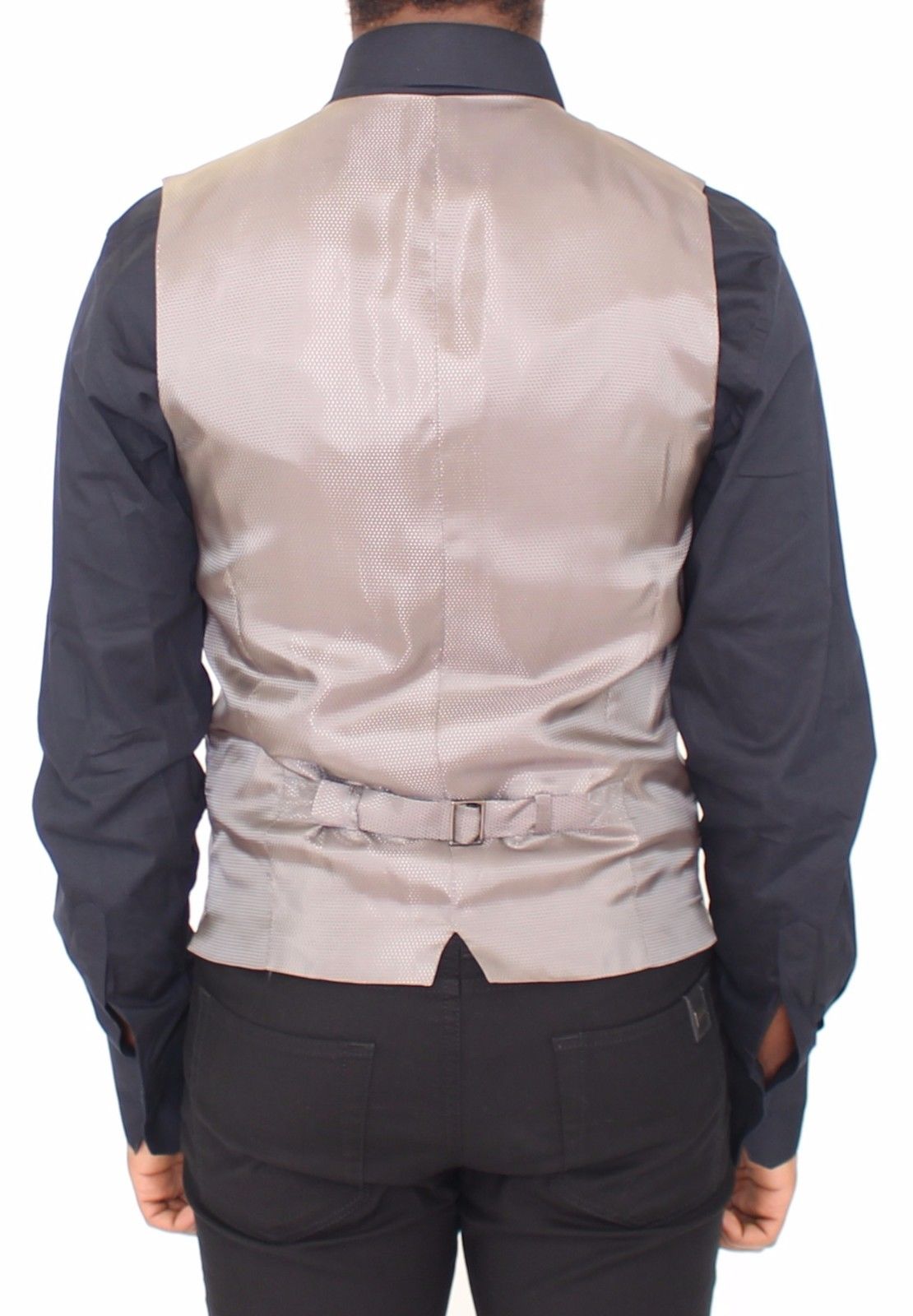 Dolce & Gabbana Beige Cotton Dress Vest Blazer Men's Jacket6