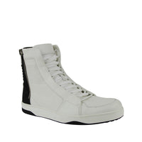 Gucci Gucci Men's Zip Up Black / White Suede / Leather Hi Top Sneakers