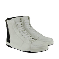 Gucci Gucci Men's Zip Up Black / White Suede / Leather Hi Top Sneakers