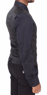 Dolce & Gabbana Gray Wool Stretch Dress Vest Men's Blazer8