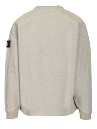 Stone Island Men Grey Melange Sweatshirt