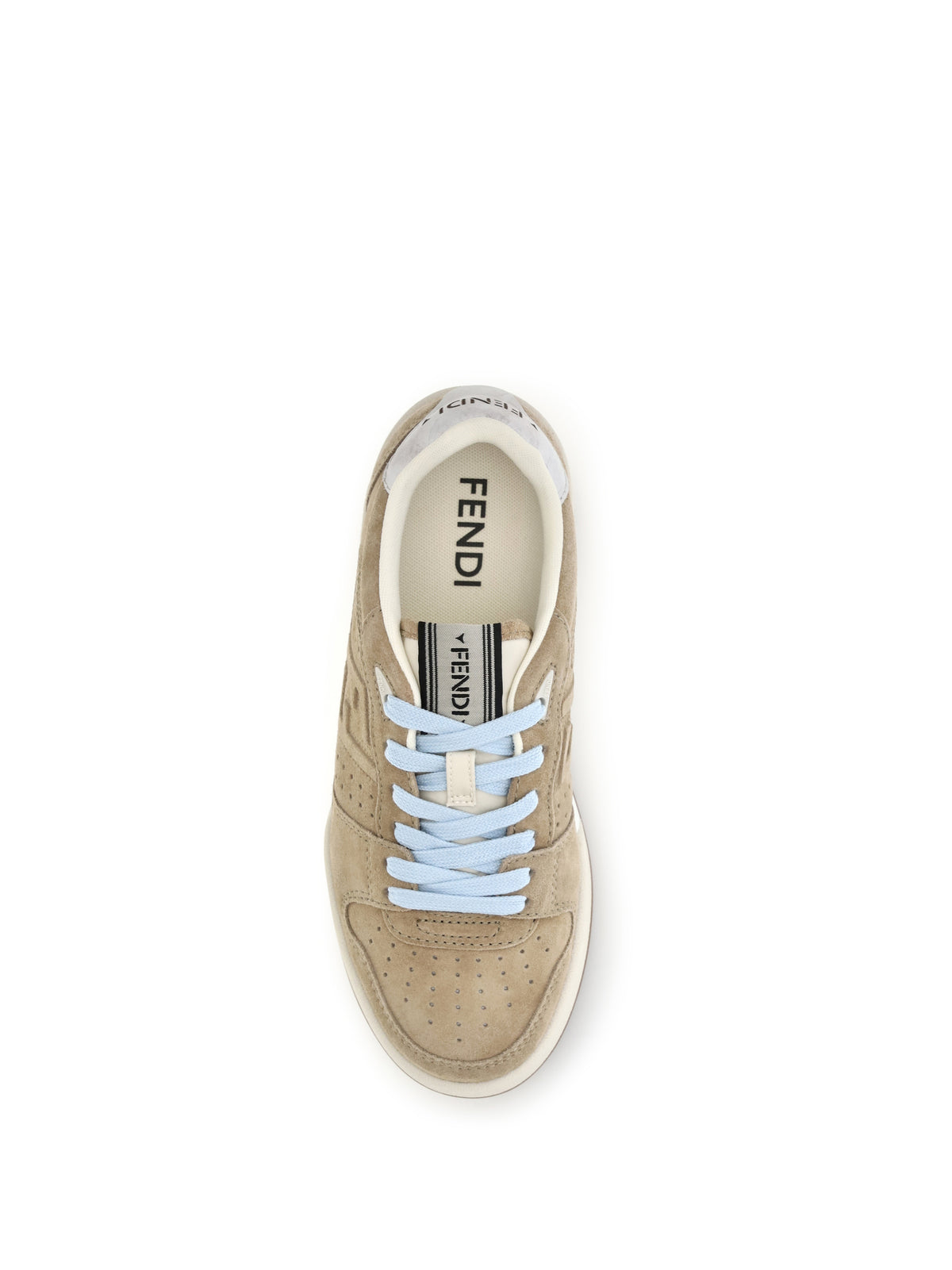 Fendi Women Match Suede Sneakers