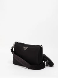 Prada Men Re-Nylon And Saffiano Leather Shoulder Bag
