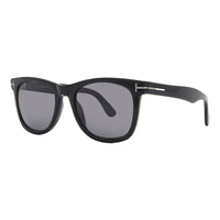 Tom Ford Tom Ford Sunglasses Square Full Rim, Shiny Black Frame and Smoke Polarized Lens FT1099-N01D